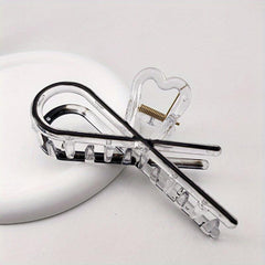 11 Clear Frame Banana Clip Non Slip Hair Accessory