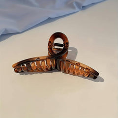 6pcs Large Hair Claw Vintage Solid Shark Claw Hair Accessories