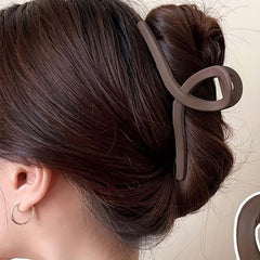6pcs Large Hair Claw Vintage Solid Shark Claw Hair Accessories