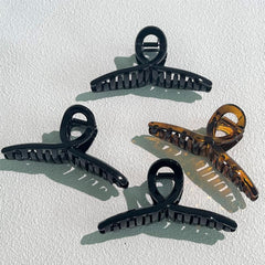 6pcs Large Hair Claw Vintage Solid Shark Claw Hair Accessories