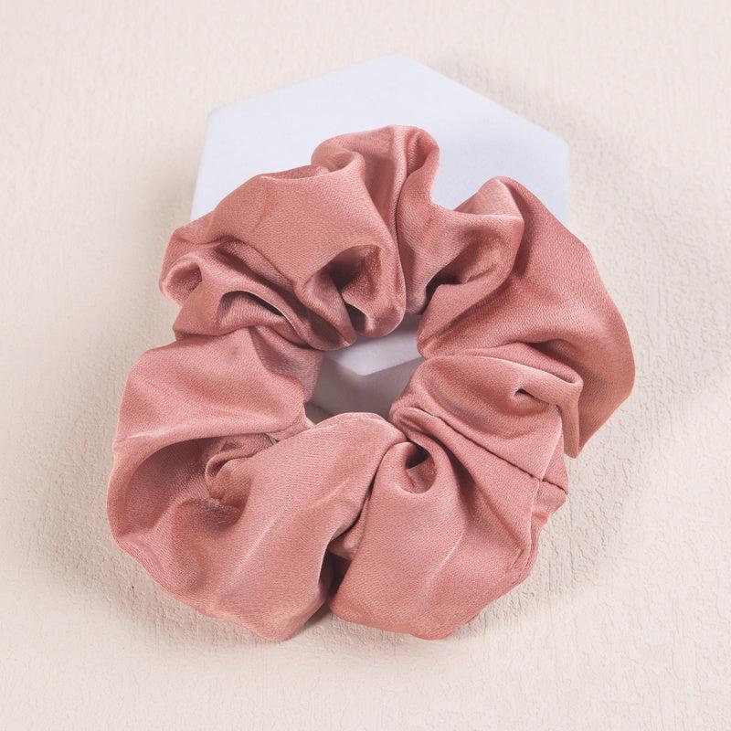 Silk Satin Hair Scrunchies Elastic Hair Bands Hair Ties Ponytail Holder