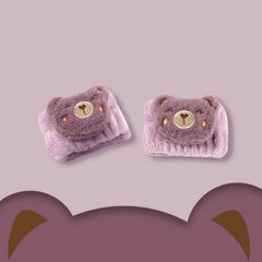Cartoon Doll Plush Wristbands for Face Washing