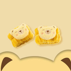 Cartoon Doll Plush Wristbands for Face Washing