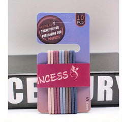 10pcs Seamless Hair Tie Ponytail Hair Rope Hair Accessories For Women