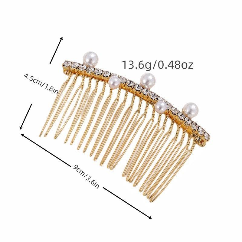 Rhinestone Hair Comb Head Jewelry Hair Accessories