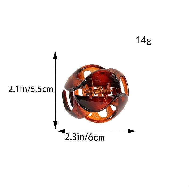 4 PCS Jelly Hair Jaw Clips Non Slip Hair Claw Clip Hair Accessories