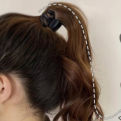 3pcs Small Frosted Hair Claw Clip Hair Accessories