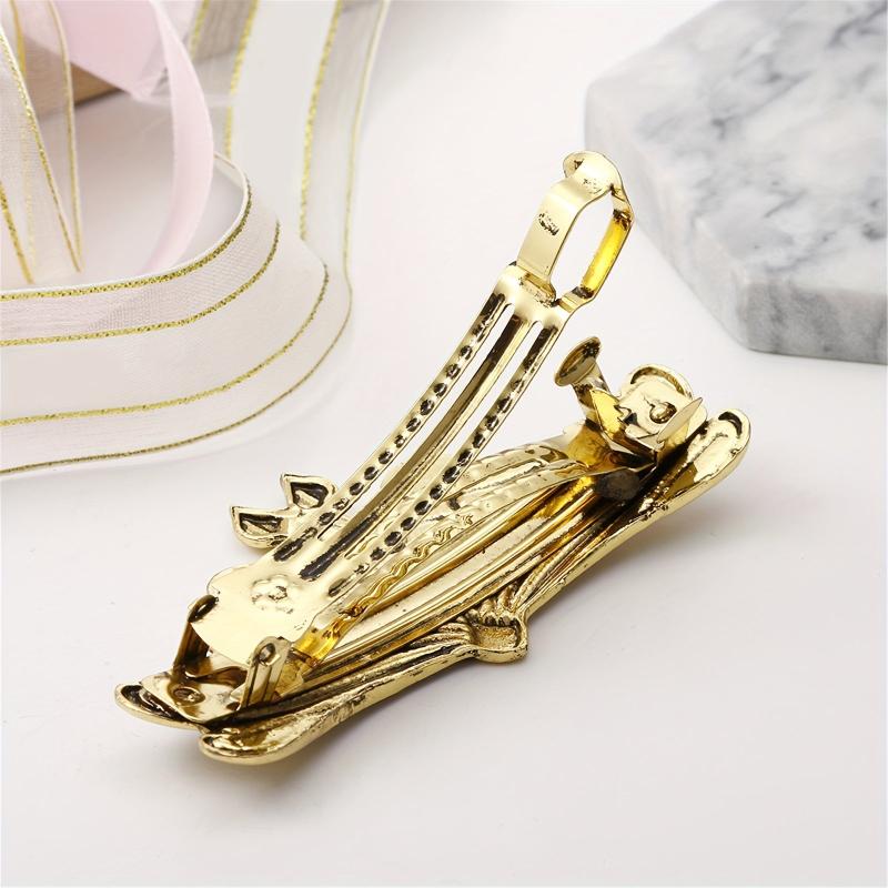 Wings Shape Metal Hair Clip Non slip French Barrette Hair Accessories
