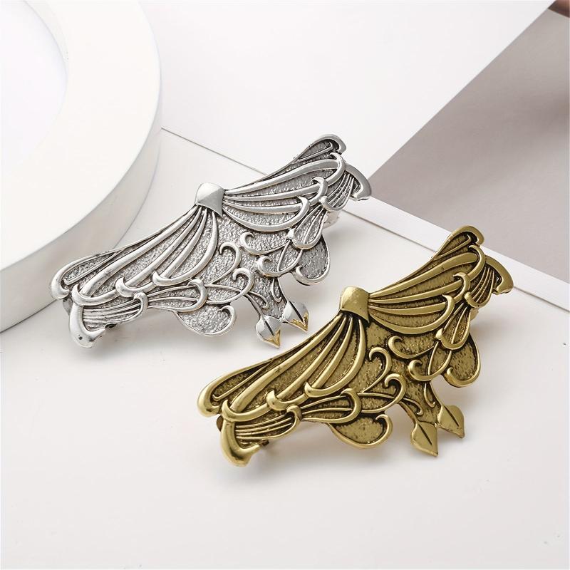 Wings Shape Metal Hair Clip Non slip French Barrette Hair Accessories