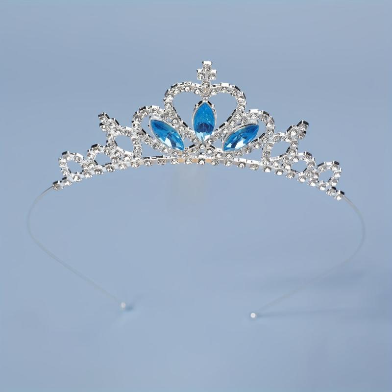 Glitter Princess Tiara Crown Headband for Kids Girls Birthday