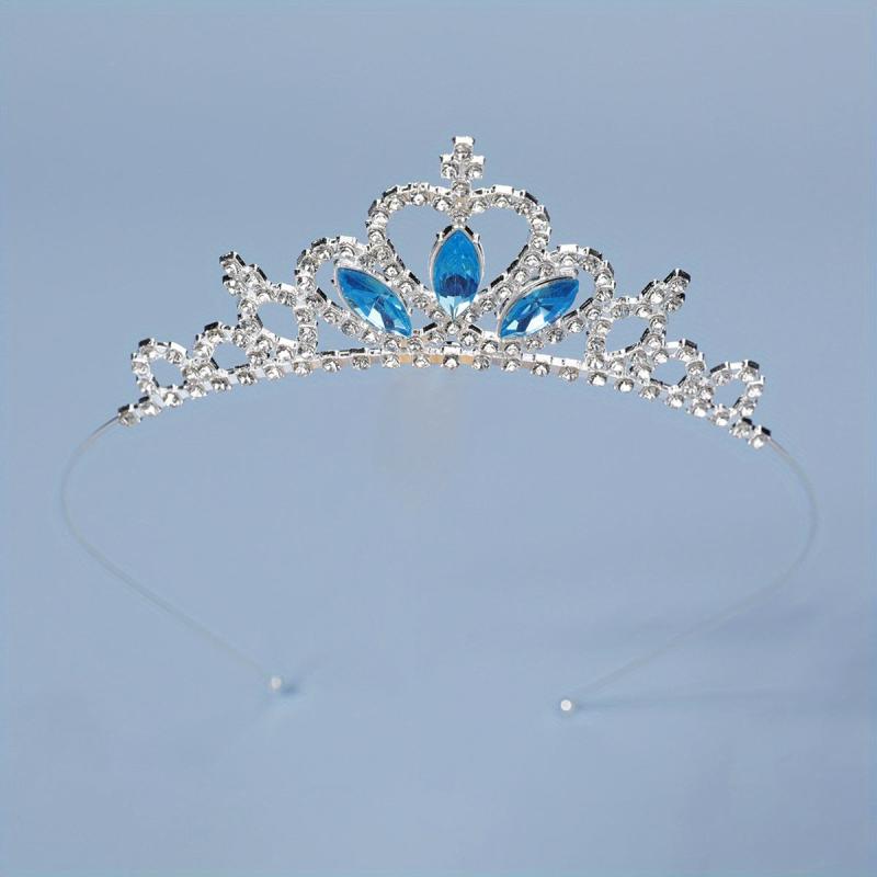 Glitter Princess Tiara Crown Headband for Kids Girls Birthday