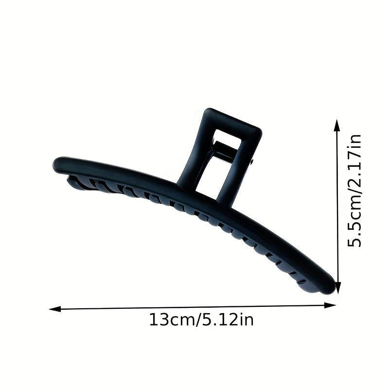 Matte Large Hair Claw Back Head Shark Claw Ponytail Holder