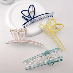 4PCS Rabbit Ears Hair Claw Enamel Shark Claw Hair Accessories