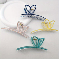 4PCS Rabbit Ears Hair Claw Enamel Shark Claw Hair Accessories