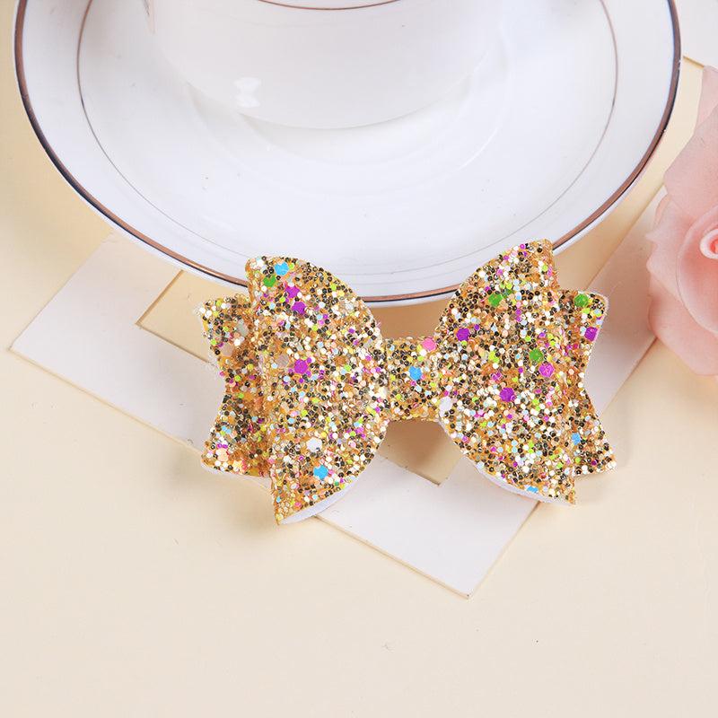 Sequin Bow Hair Clips Girls Party Pink Bow Hair Clips Hair Accessories