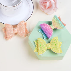 Sequin Bow Hair Clips Girls Party Pink Bow Hair Clips Hair Accessories