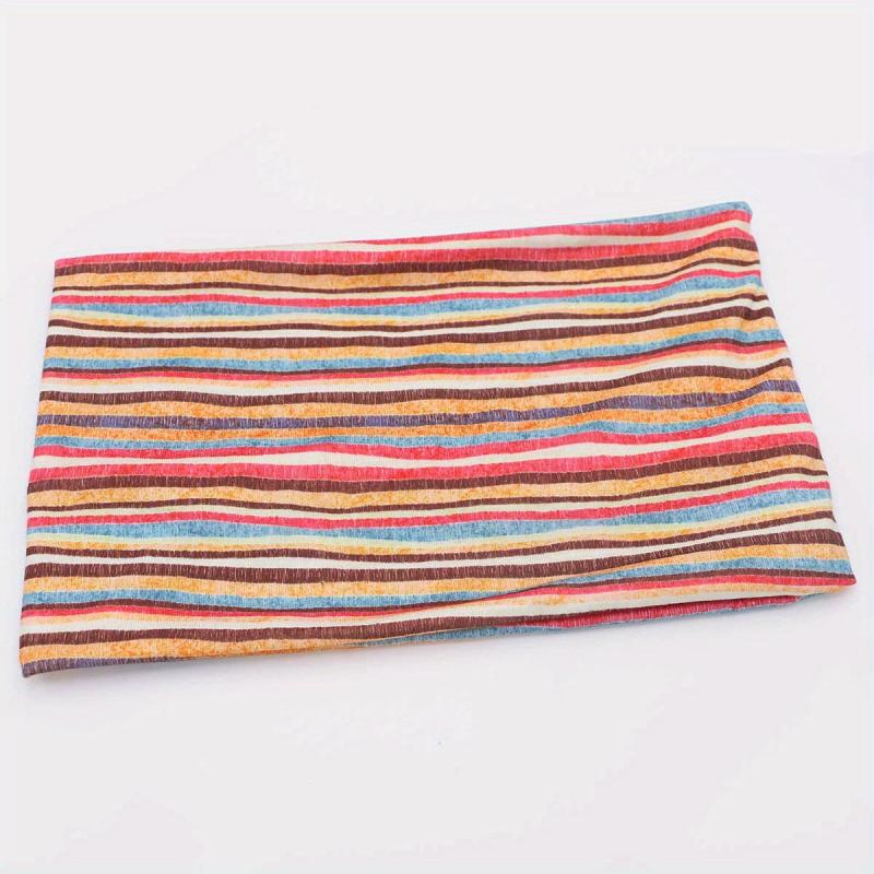 Vintage Wide Brim Headband Elastic Turban Hair Accessory Women Girls