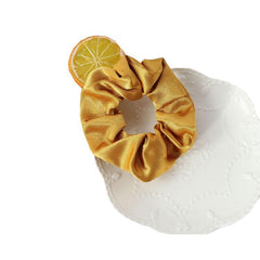 Solid Satin Scrunchies Hair Tie Large Hair Rope Ponytail Holder