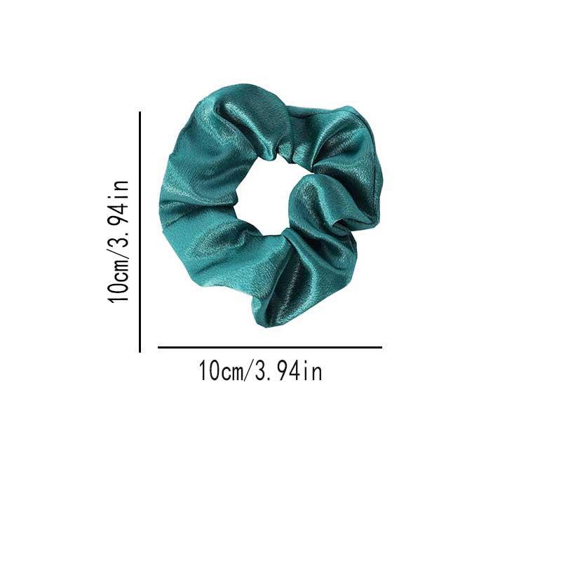 Solid Satin Scrunchies Hair Tie Large Hair Rope Ponytail Holder