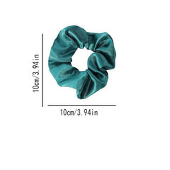 Solid Satin Scrunchies Hair Tie Large Hair Rope Ponytail Holder