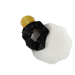 Solid Satin Scrunchies Hair Tie Large Hair Rope Ponytail Holder