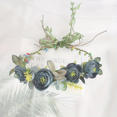 Camellia Flower Headband Holiday Hair Accessories