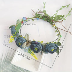 Camellia Flower Headband Holiday Hair Accessories