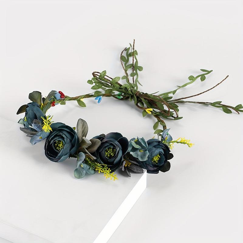 Camellia Flower Headband Holiday Hair Accessories