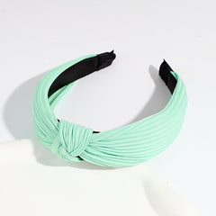 Fabric Strip Knot Hairband Solid Retro Headband Hair Accessories