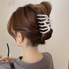 Metal Hair Claw Ponytail Holder Shark Claw Women Girls Hair Clip