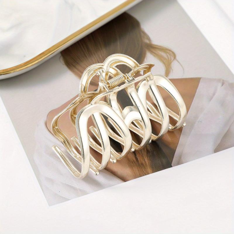 Metal Hair Claw Ponytail Holder Shark Claw Women Girls Hair Clip