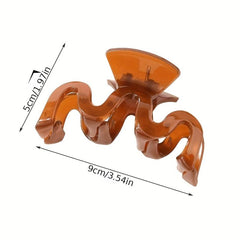Transparent Shark Claw Style Hair Claw Ponytail Holder Hair Accessories