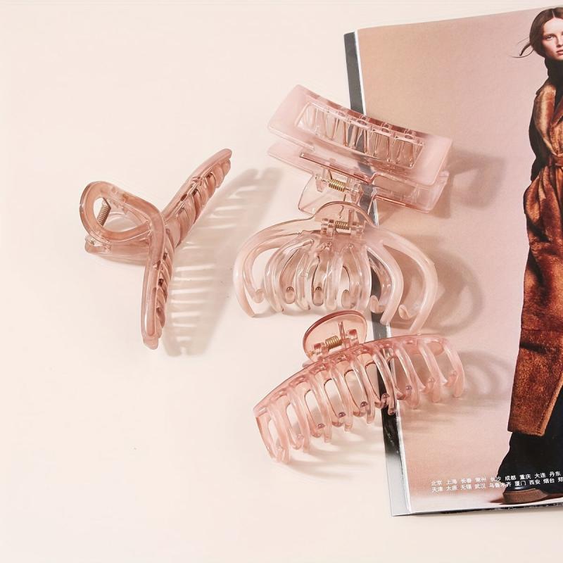 Transparent Shark Claw Style Hair Claw Ponytail Holder Hair Accessories