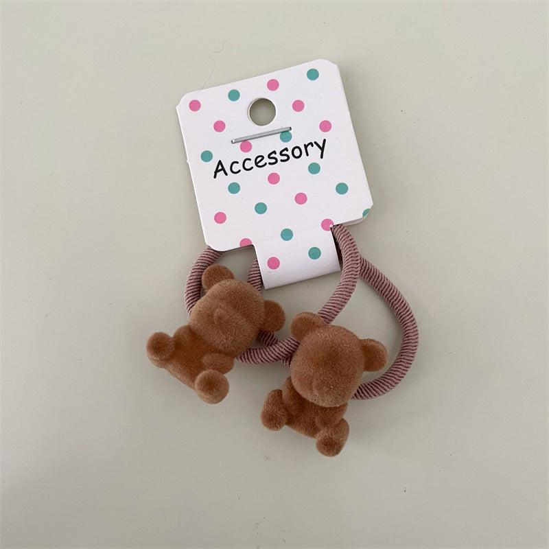 Cute Bear Hair Rope for Women