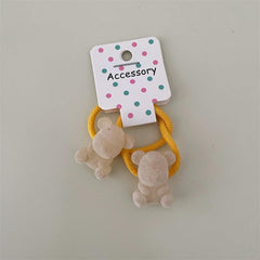 Cute Bear Hair Rope for Women
