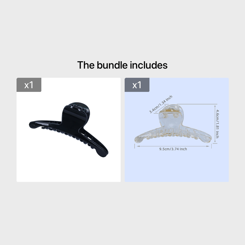 Matte Hair Claw Clip for Thick Hair