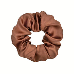 6pcs Large Satin Scrunchie Hair Tie Solid Silky Hair Rope Female Hair Accessorie