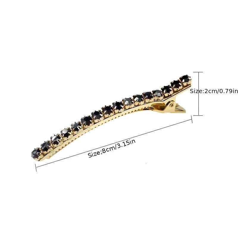 Rhinestone Duck Billed Clips Hairpin Hair Accessories