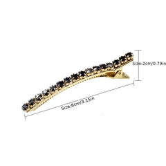 Rhinestone Duck Billed Clips Hairpin Hair Accessories