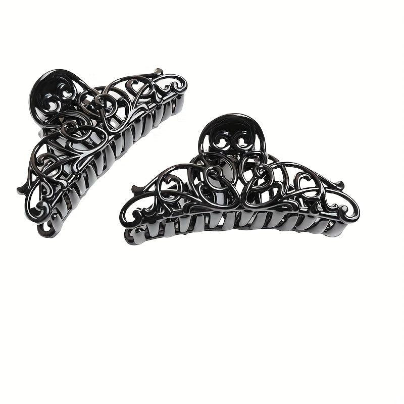 Hollow Hair Claw Ponytail Holder Non-slip Hair Clip