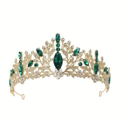 Rhinestone Decor Headband Crown Wedding Headband Crystal Bridal Headband