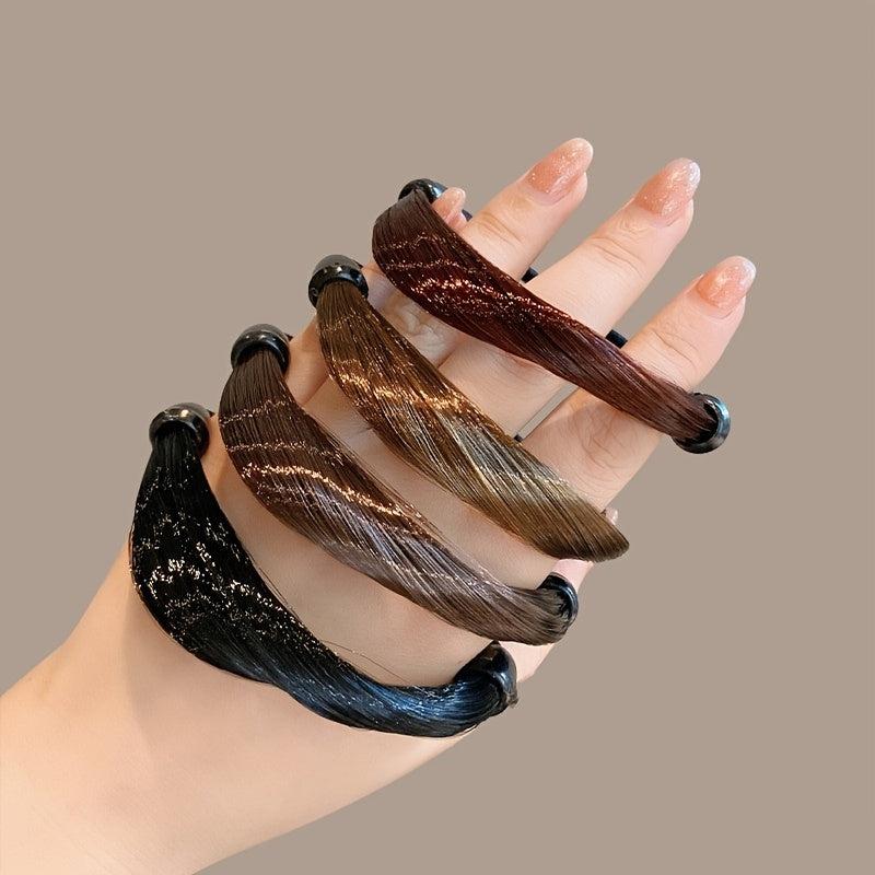 4pcs Minimalist Hair Rope Elastic Hair Tie Ponytail Holder