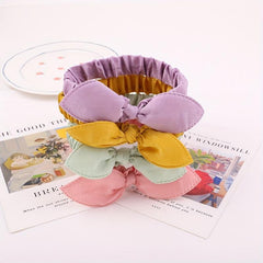 12 Pcs Mixed Rabbit Ear Knotted Headband Hair Accessories