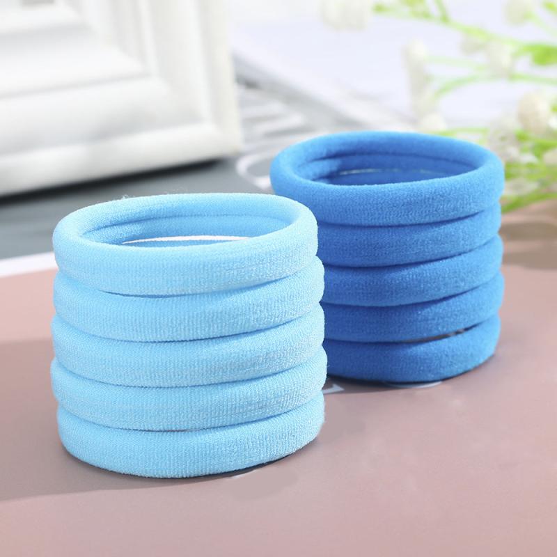 50-Pack Elastic Hair Bands Ponytail Holder H
