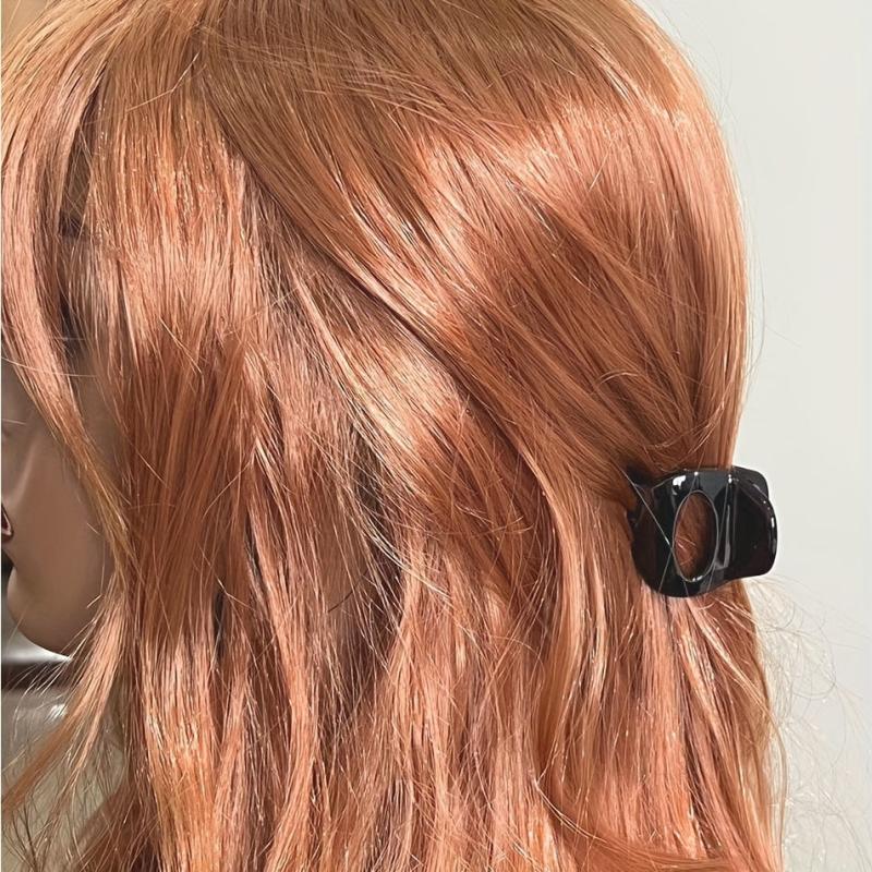 6pcs Vintage Glossy Hair Claw Non-slip Hair Accessories