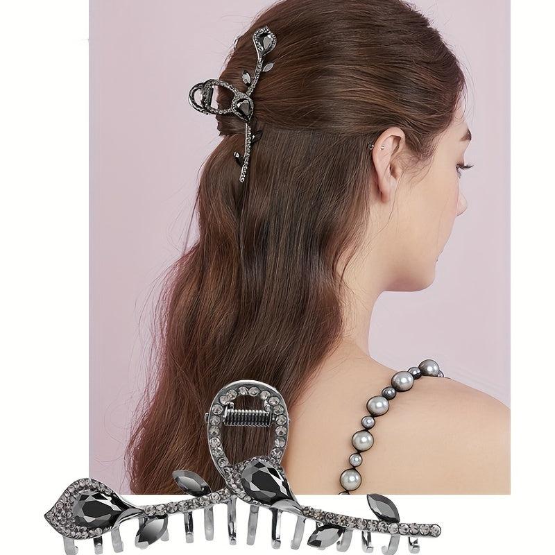 Rhinestone Crystal Hair Claw for Women