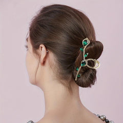 Rhinestone Crystal Hair Claw for Women