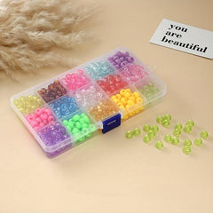 450pcs Boxed Colorful Braid Hair Beads Hippies Style Hair Accessories