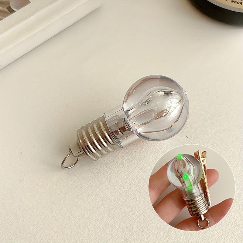 2pcs Bulb Shaped Hair Clip Funny Duck Billed Clip For Bang