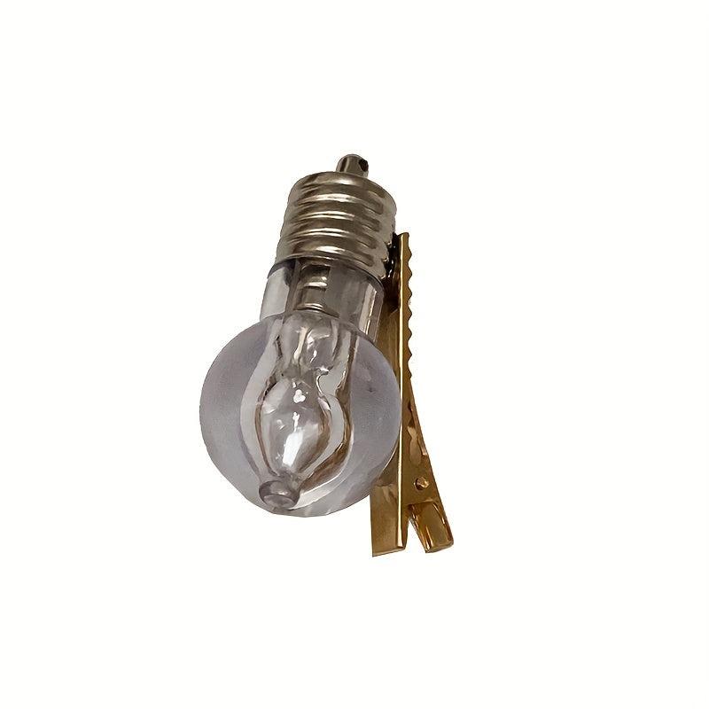 2pcs Bulb Shaped Hair Clip Funny Duck Billed Clip For Bang